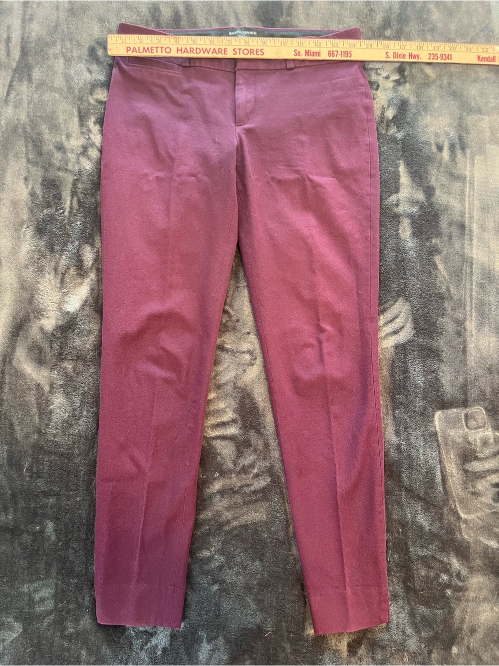 Banana Republic Plum Sloan Pants: size 0